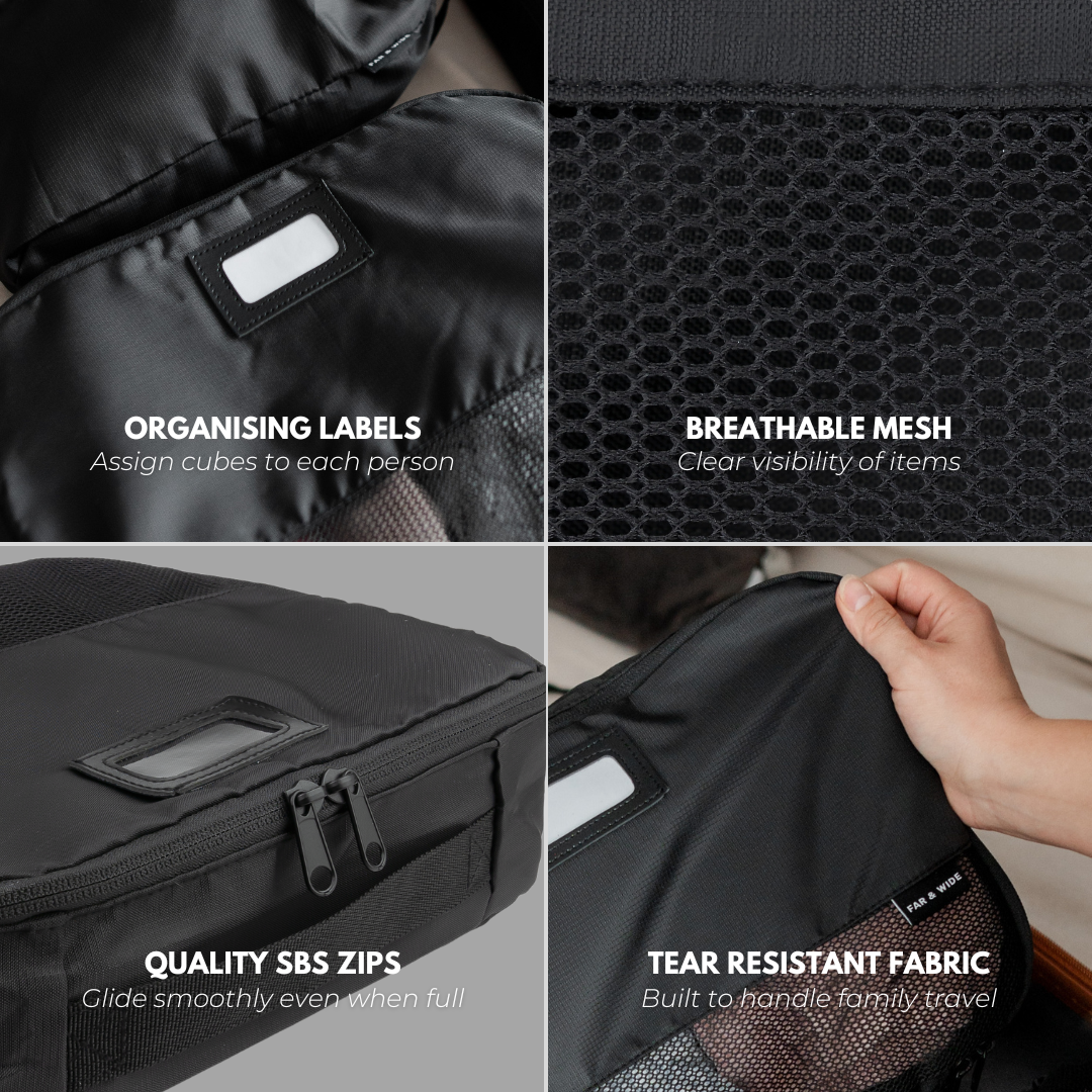 4 Piece Packing Cube Set