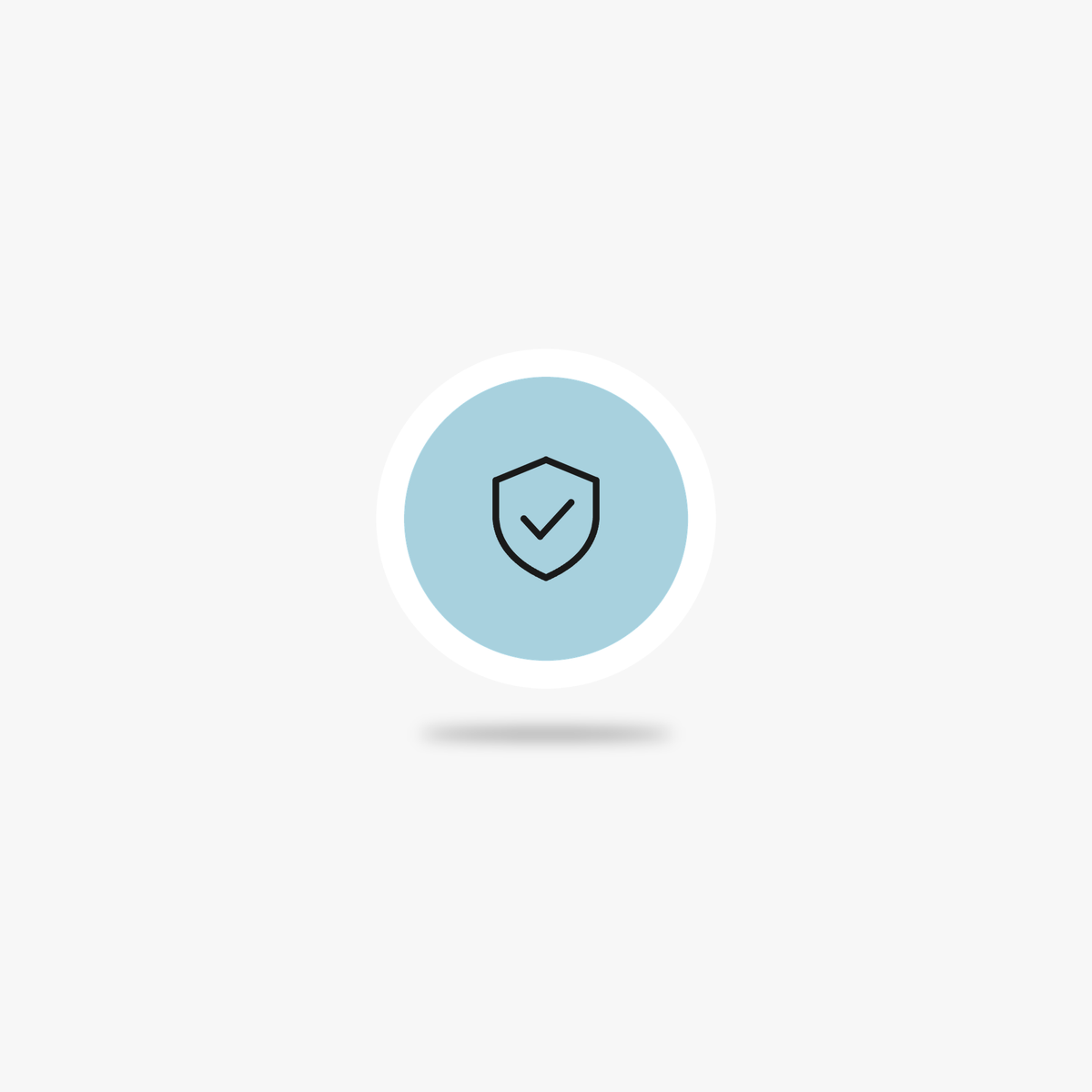 Illustration of a shield with a tick for our no hassle guarantee