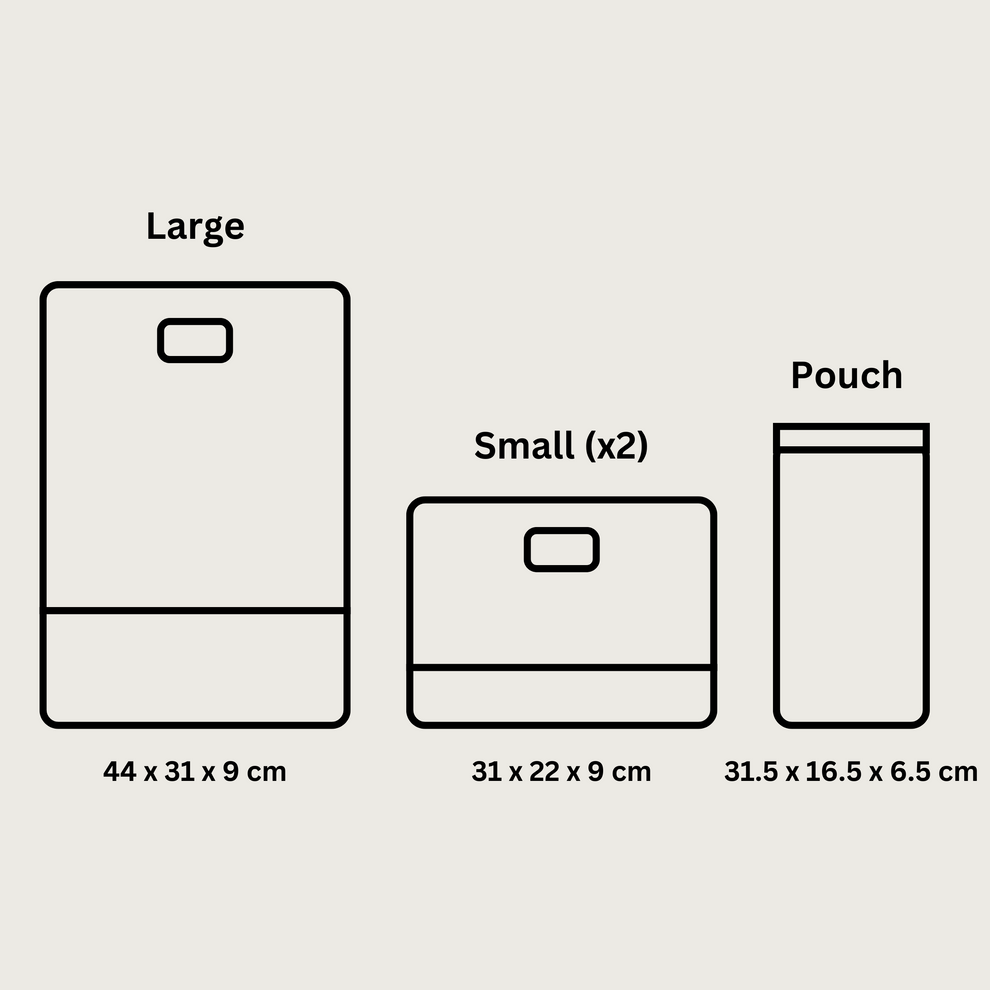 4 Piece Packing Cube Set – Far & Wide